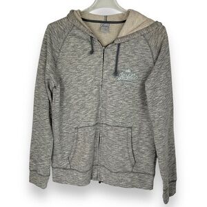 Fundy Hoodie Jasper National Park Hooded Sweatshirt Grey Zip Up Womens Size XL